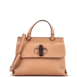 Bamboo Daily Top Handle Bag Leather Small