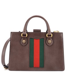 Animalier Web Top Handle Tote Leather Medium