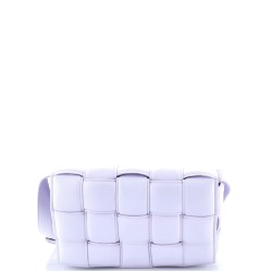 Cassette Crossbody Bag Padded Maxi Intrecciato Leather Small