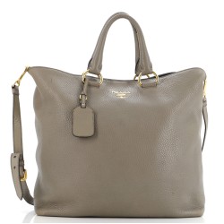 Convertible Shopper Tote Vitello Daino Large