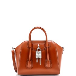 Antigona Lock Bag Leather Mini