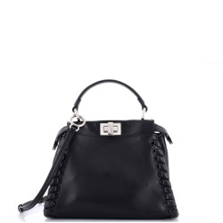 Peekaboo Bag Whipstitch Leather Mini