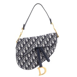 Saddle Handbag Oblique Canvas Medium