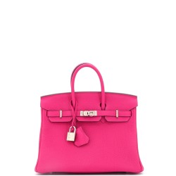 Birkin Handbag Rose Mexico Togo with Palladium Hardware 25