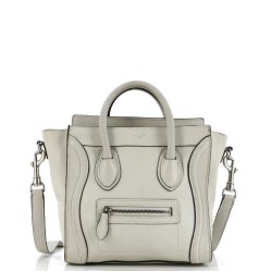 Luggage Bag Grainy Leather Nano