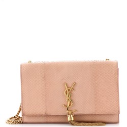 Classic Monogram Tassel Crossbody Bag Python Medium