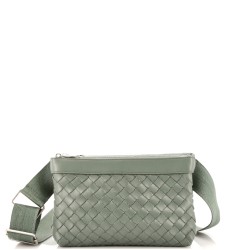 Duo Shoulder Bag Intrecciato Nappa