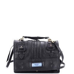 Etiquette Shoulder Bag Glace Calf Small