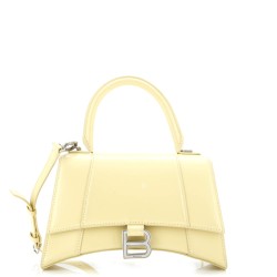 Hourglass Top Handle Bag Leather Small