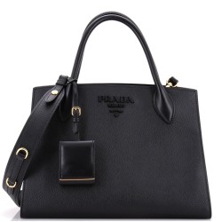 Monochrome Tote Saffiano with City Calf Medium