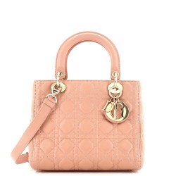 Lady Dior Bag Cannage Quilt Lambskin Medium