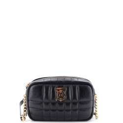 Lola Camera Bag Quilted Leather Mini