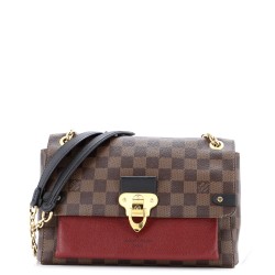 Vavin Handbag Damier with Leather PM