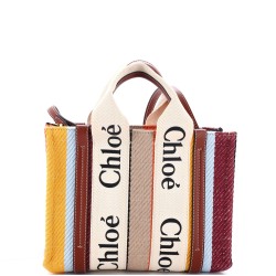 Woody Convertible Tote Canvas with Leather Small