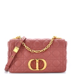 Caro Bag Cannage Quilt Calfskin New Medium