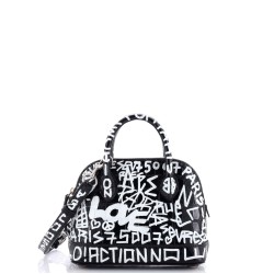 Graffiti Ville Bag Crocodile Embossed Leather XXS