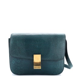 Classic Box Bag Lizard Medium