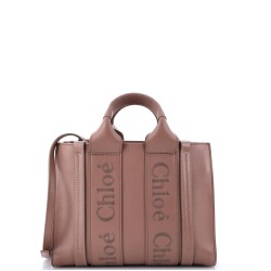 Woody Convertible Tote Leather Small