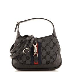 x Gucci The Hacker Project Jackie 1961 Hobo BB Coated Canvas Mini