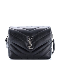 Loulou Shoulder Bag Matelasse Chevron Leather Toy