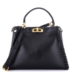 Peekaboo Bag Leather with Python Whipstitch Regular