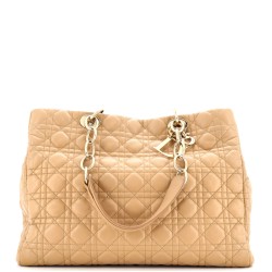 Soft Chain Tote Cannage Quilt Lambskin Large