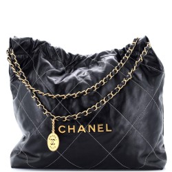 22 Chain Hobo Quilted Calfskin Medium