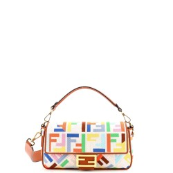 Baguette NM Bag Zucca Embroidered Canvas Medium