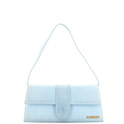 Le Bambino Flap Shoulder Bag Suede Long