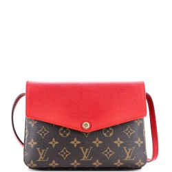 Twice Handbag Monogram Canvas and Leather