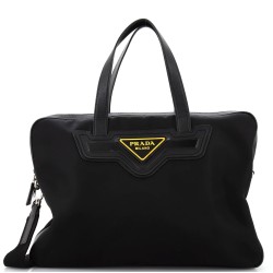 Triangle Convertible Briefcase Bag Re-Nylon Large