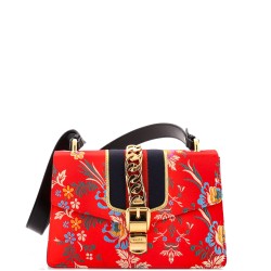 Sylvie Shoulder Bag Floral Jacquard Small