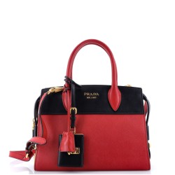 Esplanade Tote Saffiano with City Calf Small