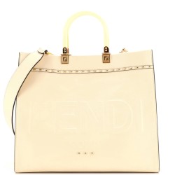 Sunshine Shopper Tote Studded Leather Medium