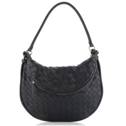 Gemelli Shoulder Bag Intrecciato Leather Medium