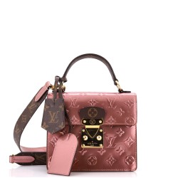 Spring Street NM Handbag Monogram Vernis with Monogram Canvas