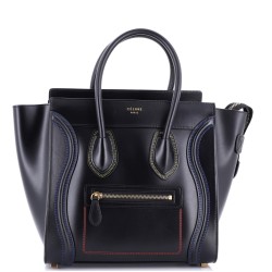 Luggage Bag Smooth Leather Micro