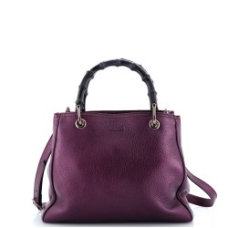 Bamboo Shopper Tote Leather Small