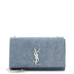 Classic Monogram Crossbody Bag Denim Medium