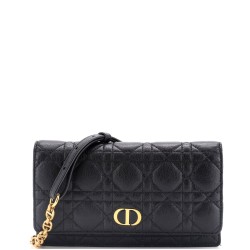 Caro Belt Pouch with Chain Cannage Quilt Calfskin