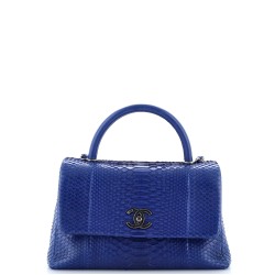 Coco Top Handle Bag Python Small