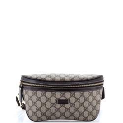 Belt Bag GG Coated Canvas with Leather Small