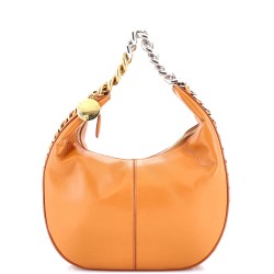 Frayme Zipped Hobo Bag Faux Leather Small