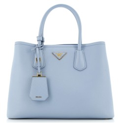 Cuir Double Tote Saffiano Leather Medium