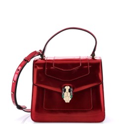 Serpenti Top Handle Bag Patent Small