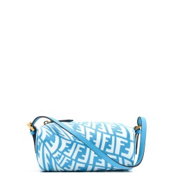 Zip Shoulder Bag Vertigo Zucca Coated Canvas Mini