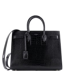 Sac de Jour NM Bag Crocodile Embossed Leather Small