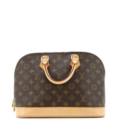 Vintage Alma Handbag Monogram Canvas PM