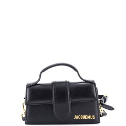Le Bambino Top Handle Flap Bag Leather