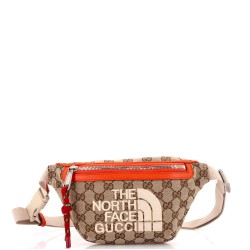 x The North Face Zip Belt Bag GG Canvas with Leather